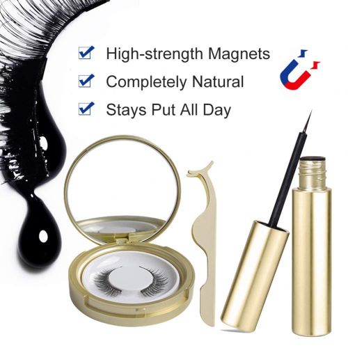  [아마존핫딜][아마존 핫딜] SEGMINISMART Magnetic Eyeliner, Magnetic Eyelashes With Eyeliner, Magnetic Eyeliner and Lashes Magnetic Eyelashes Liner Eye Liner Kit Magnetic Eyelash Kit For 3D Magnetic False Eyelashes Reusab