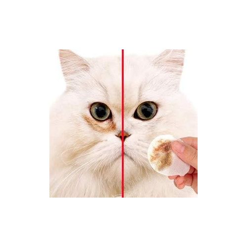  [아마존 핫딜] SEGMINISMART Tear Stain Remover Wipes for Cats & Dogs, Cat Eye Wipes, Pet Eye Cleaning Wipes, Tears Stain Removing Treatment, Best Natural Eye Crust Treatment for White Fur, 200 Pre Soaked Cott