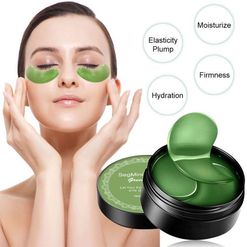  [아마존 핫딜] SEGMINISMART Under Eye Mask, Collagen Eye Mask, Eye Gel Pads, Green Tea Under Eye Patches, Firming Eye Mask, 60PCS Collagen Eye Patches for Eye Moisturizing, Dark Circles, Wrinkles, Fine Lines,