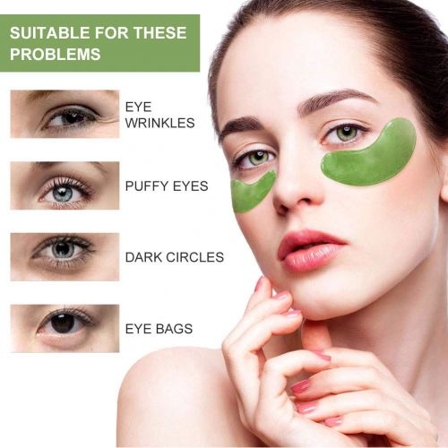  [아마존 핫딜] SEGMINISMART Under Eye Mask, Collagen Eye Mask, Eye Gel Pads, Green Tea Under Eye Patches, Firming Eye Mask, 60PCS Collagen Eye Patches for Eye Moisturizing, Dark Circles, Wrinkles, Fine Lines,