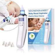 [아마존베스트]SEGMINISMART Electric Baby Nasal Aspirator Nose Cleaner and Snot Sucker - Adjustable Settings and Reusable Tips...