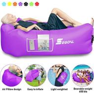 [아마존 핫딜] [아마존핫딜]SEGOAL Inflatable Lounger Air Sofa Pouch Inflatable Couch Air Chair Hammock with Pillow Portable Waterproof Anti-Air Leaking for Outdoor Camping Hiking Travel Pool Beach Picnic Bac