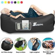 [아마존베스트]SEGOAL Inflatable Couch Air Sofa Inflatable Lounger Pouch Hammock Air Chair with Pillow Portable Waterproof Anti-Air Leaking for Outdoor Camping Hiking Travel Pool Beach Picnic Bac