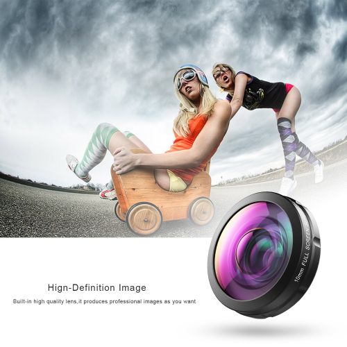  SEHOO Super Fisheye Lens, 235 Degree Cell Phone Camera Lens, No Dark Circle for iPhone Samsung Android Smartphones