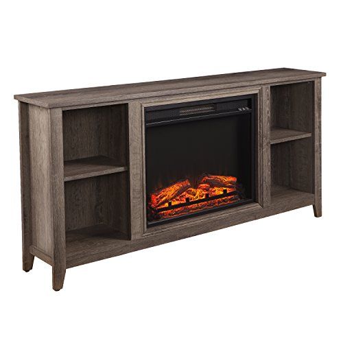  SEI Furniture Southern Enterprises Parkdale Electric fireplace, Gray