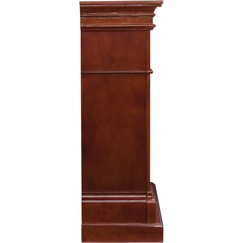  SEI Furniture Sicilian Fireplace, New Mahogany