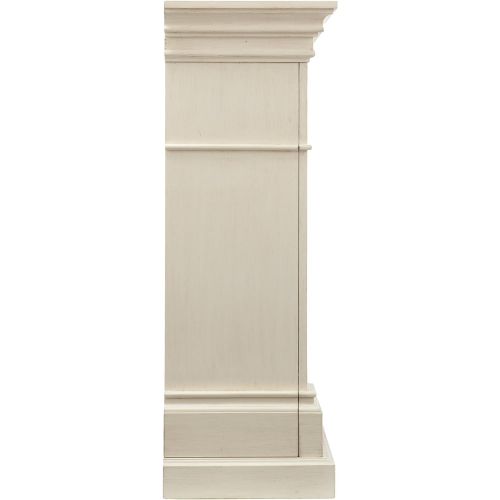 SEI Furniture Sicilian Harvest Traditional Style Electric Fireplace, Ivory