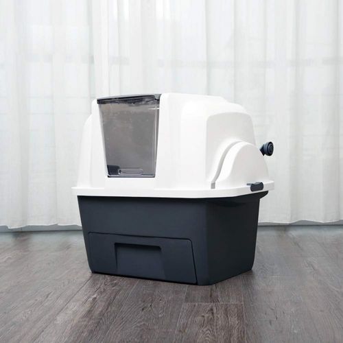  SELCNG Cat Litter Box top-in Type Large cat Toilet Fully Enclosed Anti-Splashing Deodorant cat Pot
