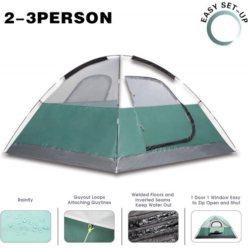  SEMOO Dome Tent Family Camping Tent Water Resistant Lightweight for Backpacking