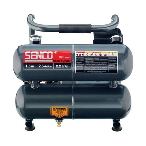  SENCO PRODUCTS 1.5HP 2.5 GALLON OIL-LESS AIR COMPRESSOR