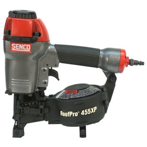  SENCO RoofPro 455XP 3D0101N Roofing Nailer, 120 Nails, 34 - 1-34 in 11 ga Wire Weld Collated Nail