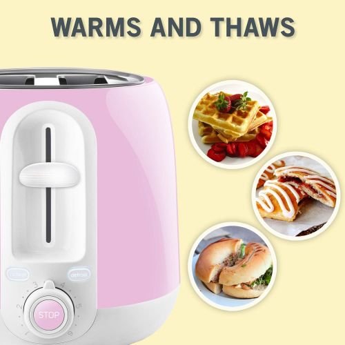  SENCOR 2 Slice Electric Toaster Color: Pastel Violet