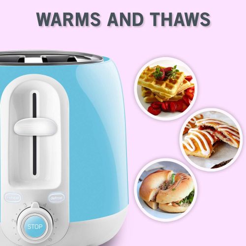  SENCOR 2 Slice Electric Toaster Color: Pastel Blue