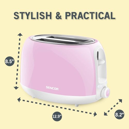  SENCOR 2 Slice Electric Toaster Color: Pastel Blue