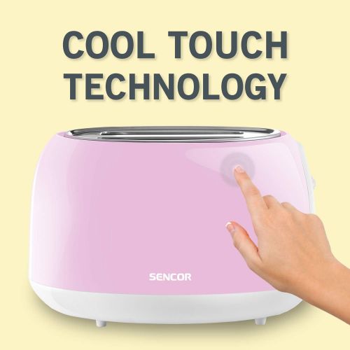  SENCOR 2 Slice Electric Toaster Color: Pastel Blue