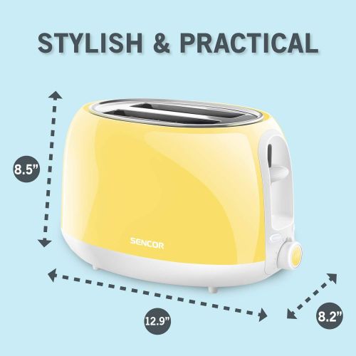  SENCOR 2 Slice Electric Toaster Color: Pastel Blue