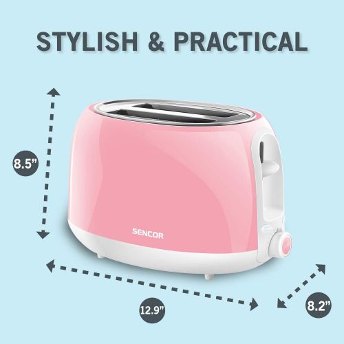  SENCOR 2 Slice Electric Toaster Color: Pastel Lime Green