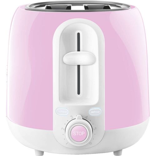  SENCOR 2 Slice Electric Toaster Color: Pastel Pink