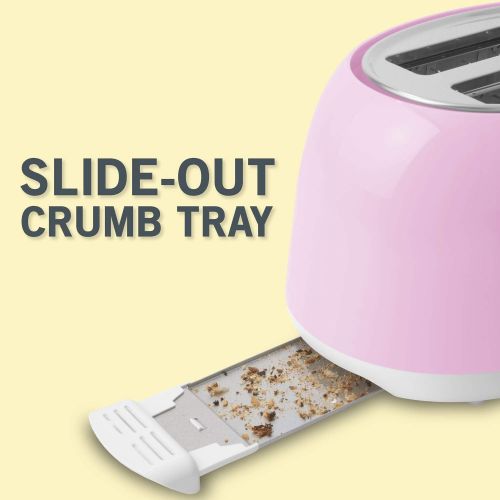  SENCOR 2 Slice Electric Toaster Color: Pastel Pink