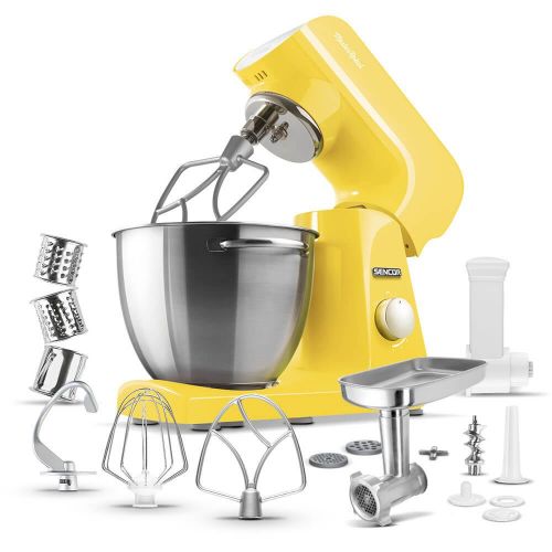  SENCOR 4.75 Qt. 8-Speed Stand Mixer Color: Pastel Yellow