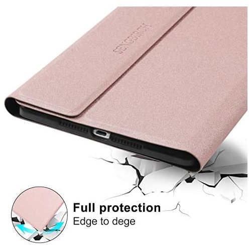  [아마존베스트]iPadMini Case with Keyboard, SENGBIRCH Keyboard Case Compatible with iPadMini 5 (5th 2019) - iPad Mini 4 - Mini 3 - Mini 2 & 1 - Removable Wireless Connect Keyboard, Soft Rubber