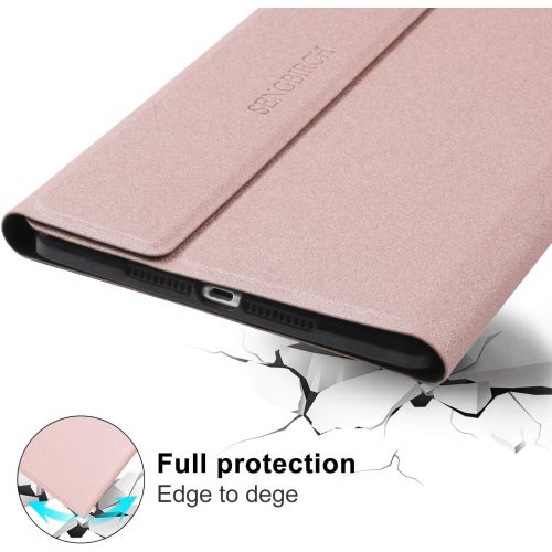  [아마존베스트]iPadMini Case with Keyboard, SENGBIRCH Keyboard Case Compatible with iPadMini 5 (5th 2019) - iPad Mini 4 - Mini 3 - Mini 2 & 1 - Removable Wireless Connect Keyboard, Soft Rubber