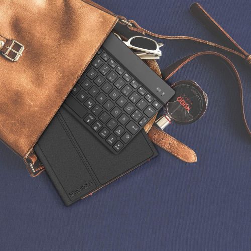  [아마존베스트]SENGBIRCH Keyboard Case for iPad 10.2 2020 (iPad 8th Gen.) & iPad 2019 (iPad 7th Gen.), Illuminated Keyboard Case (QWERTZ Layout) for iPad 8/7 Generation, iPad Air 3 2019 and iPad