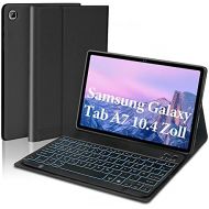 [아마존베스트]SENGBIRCH Keyboard Case for Samsung Galaxy Tab A7 2020 10.4, Protective Case with Keyboard (Removable German QWERTZ Layout) Only for Tab A7 10.4 (T505/T500/T507) - Rose Gold