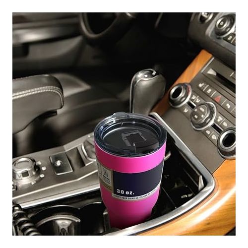  30 oz Tumbler Lids, Fits for YETI Rambler, Ozark Trail, Old Style Rtic(Launched before 2016) and More, SENHAI 3 Pack Spill-proof Splash Resistant Lids Covers for Tumblers Cups (Black 4.3x3.55inches)