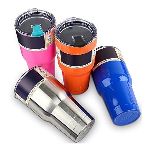  20 oz Tumbler Lids, Fits for YETI Rambler, Ozark Trail, Old Style Rtic(Launched before 2016) and More, SENHAI 3 Pack Spill-proof Splash Resistant Lids Covers for Tumblers Cups