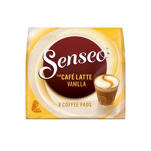  [아마존 핫딜]  [아마존핫딜]Senseo Pads Cafe Latte Vanilla, 80 Kaffeepads, 10er Pack, 10 x 8 Getranke