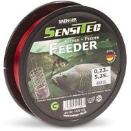 [아마존베스트]SENSITEC FEEDER  Colour: Red  Diameter 0.23 mm / 5.35 kg / 400 m New 2018 Monofilament Fishing Line Singer
