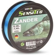[아마존베스트]SENSITEC Zander - Colour: Camouflage Blue - Diameter 0.25 mm / 6.25 kg / 400 m New 2018 Monofilament Fishing Line