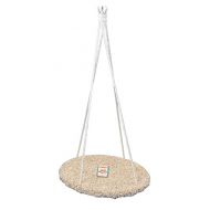 SENSORY GOODS Platform Swing (Round)- Special Need Therapy Use - Hand-Crafted from 100% Baltic Birch - Carpeted - 29 in Diameter by Sensory Goods