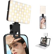 Sensyne Selfie Light, Rechargeable LED Fill Light Compatible with Cellphone, iPad, Laptop, Tablet for Selfies, TikTok, Live Streaming, Video Conference, Photography, Zoom Calls