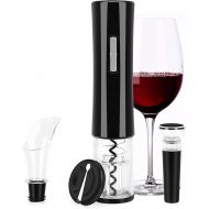 SENZER Electric Wine Opener Set Automatic Wine Bottle Opener LED Light Reusable Corkscrew Gift Set with Foil Cutter, Vacuum Stoppers, 4-in-1 Aerator and Pourer Set for Kitchen Bar