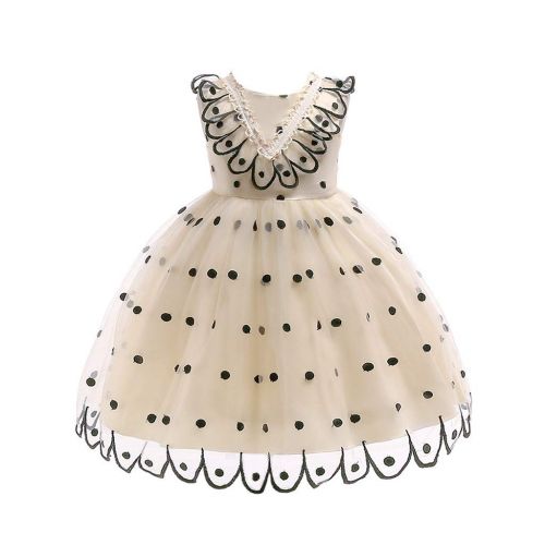  SERYU Polka Dot Print Dress Children Girls Princess Costumes Party Tutu Dresses