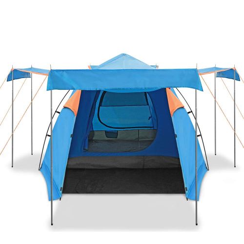  SESAME STAR Sesame Star Family Tents for 3 4 5 6 Person,Instant Pop Up Tent,Beach Tent Sun Shelters,Automatic Tents for Camping