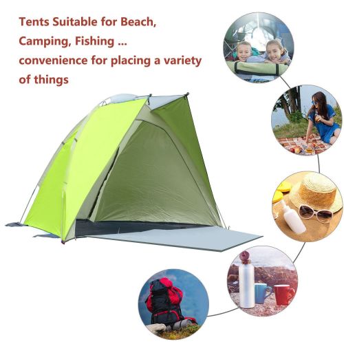  SESAME STAR Sesame Star Family Tents for 3 4 5 6 Person,Instant Pop Up Tent,Beach Tent Sun Shelters,Automatic Tents for Camping