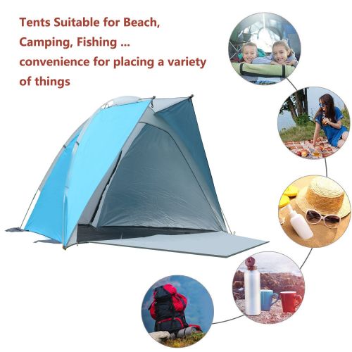  SESAME STAR Sesame Star Family Tents for 3 4 5 6 Person,Instant Pop Up Tent,Beach Tent Sun Shelters,Automatic Tents for Camping