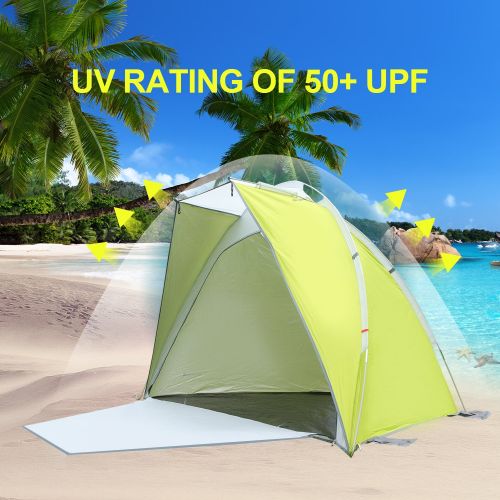  SESAME STAR Sesame Star Family Tents for 3 4 5 6 Person,Instant Pop Up Tent,Beach Tent Sun Shelters,Automatic Tents for Camping