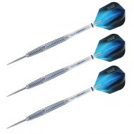 Harrows Sonic 90% Tungsten, Coated with Blue Titanium Nitride & Powerful Grip Cuts, Steel Tip 25G #10403