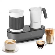 SEVEN&ME Expresso Coffee Machines Single-Serve Coffee Maker with Milk Frother, Cappuccino Machine and Latte Machine, Espresso Coffee Machine Barista-Quality Coffee for Home Office