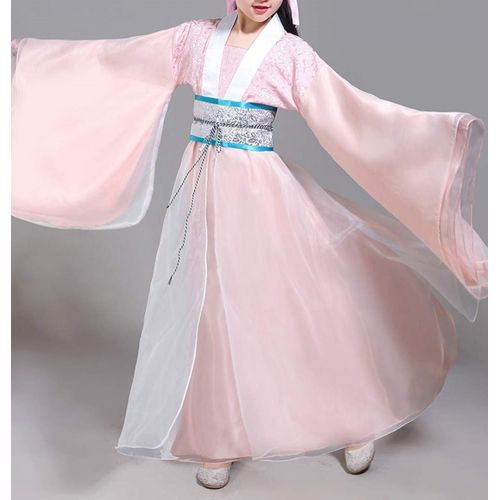 SEVEN O Girls Hanfu Child Ancient Chinese Traditional Costumes Princess Dress