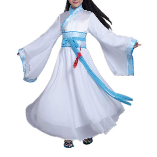  SEVEN O Girls Child Ancient Chinese Traditional Cosplay Costumes Hanfu Princess Fancy Dress
