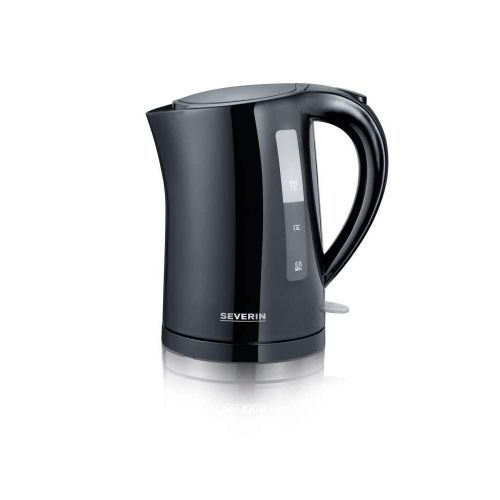  SEVERIN Wasserkocher, 1,5 L, ca. 2.200 W, WK 3498, Schwarz