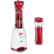 Severin SM 3748 Standmixer Smoothie Mix & Go, 0,6 L, weiss / rot