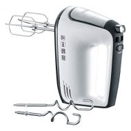 SEVERIN Handmixer mit Spiralkabel, ca. 400 W, HM 3830, Weiss/Schwarz