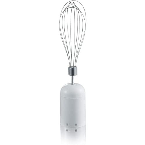  Severin SM 3798Whisks Set with Shaker, Whisk and Wall Bracket, Stainless Steel/White