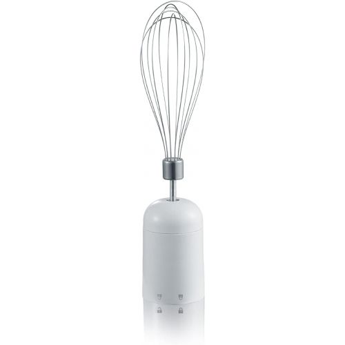  Severin SM 3798Whisks Set with Shaker, Whisk and Wall Bracket, Stainless Steel/White